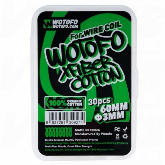 WOTOFO Xfiber cotton